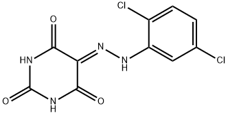 5-[(2,5-dichlorophenyl)hydrazono]-2,4,6(1H,3H,5H)-pyrimidinetrione Struktur