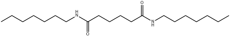 N,N'-diheptylhexanediamide Struktur