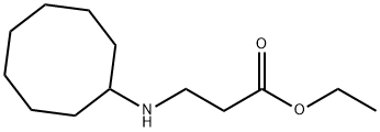 ethyl 3-(cyclooctylamino)propanoate Struktur