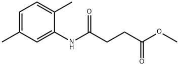 methyl 4-[(2,5-dimethylphenyl)amino]-4-oxobutanoate Struktur