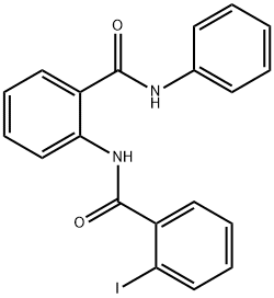 N-[2-(anilinocarbonyl)phenyl]-2-iodobenzamide Struktur