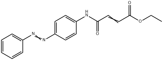 ethyl 4-oxo-4-{[4-(phenyldiazenyl)phenyl]amino}-2-butenoate Struktur