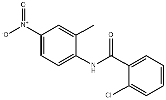 2-chloro-N-(2-methyl-4-nitrophenyl)benzamide Struktur