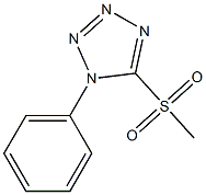 1H-Tetrazole,5-(methylsulfonyl)-1-phenyl- Struktur