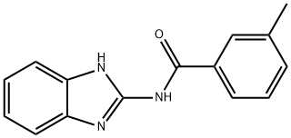 N-(1H-benzimidazol-2-yl)-3-methylbenzamide Struktur