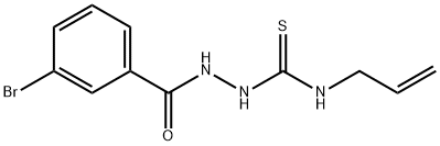 (Z)-N-allyl-N-(3-bromobenzoyl)carbamohydrazonothioic acid Struktur