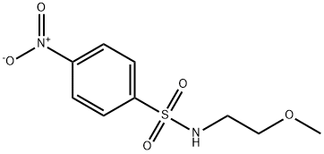 N-(2-METHOXYETHYL)-4-NITROBENZENESULFONAMIDE Struktur