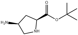 (4S)- 4-amino- L-Proline 1,1-dimethylethyl ester Struktur