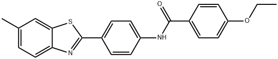 4-ethoxy-N-(4-(6-methylbenzo[d]thiazol-2-yl)phenyl)benzamide Struktur