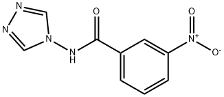 3-nitro-N-(4H-1,2,4-triazol-4-yl)benzamide Struktur