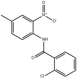 2-chloro-N-(4-methyl-2-nitrophenyl)benzamide Struktur