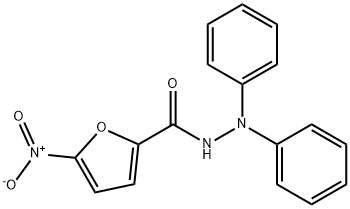 5-nitro-N',N'-diphenylfuran-2-carbohydrazide Struktur