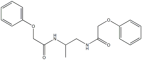 N,N'-1,2-propanediylbis(2-phenoxyacetamide) Struktur