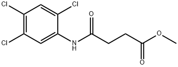 methyl 4-oxo-4-[(2,4,5-trichlorophenyl)amino]butanoate Struktur