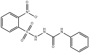 2-[(2-nitrophenyl)sulfonyl]-N-phenylhydrazinecarboxamide Struktur