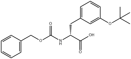 N-Cbz-D-3-(1,1-dimethylethoxy)-Phenylalanine Struktur