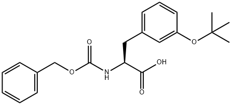 N-Cbz-L-3-(1,1-dimethylethoxy)-Phenylalanine Struktur