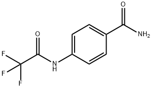 4-[(trifluoroacetyl)amino]benzamide Struktur