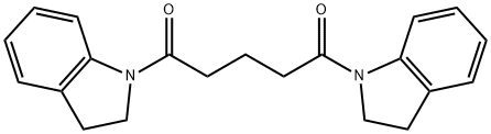 1,1'-(1,5-dioxo-1,5-pentanediyl)diindoline Struktur