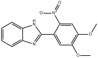 2-(4,5-Dimethoxy-2-nitro-phenyl)-1H-benzoimidazole Struktur