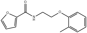 N-[2-(2-methylphenoxy)ethyl]furan-2-carboxamide Struktur