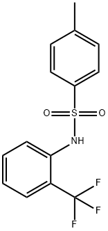 4-methyl-N-[2-(trifluoromethyl)phenyl]benzenesulfonamide Struktur