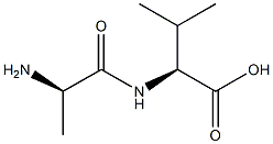 L-Valine, D-alanyl- Struktur