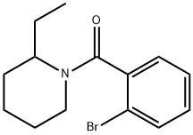 (2-bromophenyl)-(2-ethylpiperidin-1-yl)methanone Struktur