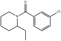 (3-chlorophenyl)-(2-ethylpiperidin-1-yl)methanone Struktur