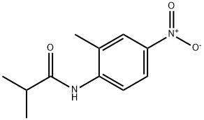 2-methyl-N-(2-methyl-4-nitrophenyl)propanamide Struktur