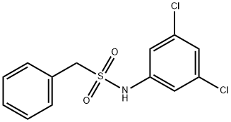 N-(3,5-dichlorophenyl)-1-phenylmethanesulfonamide Struktur