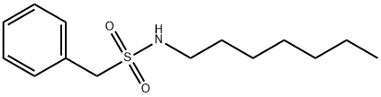 N-heptyl-1-phenylmethanesulfonamide Struktur