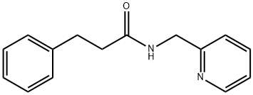 3-phenyl-N-(pyridin-2-ylmethyl)propanamide Struktur