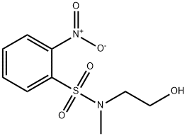 N-(2-hydroxyethyl)-N-methyl-2-nitrobenzenesulfonamide Struktur