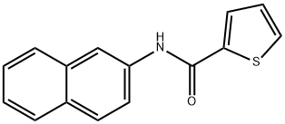 N-2-naphthyl-2-thiophenecarboxamide Struktur