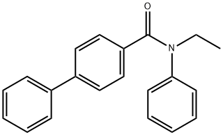 N-ethyl-N-phenyl[1,1'-biphenyl]-4-carboxamide Struktur