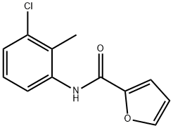 N-(3-chloro-2-methylphenyl)furan-2-carboxamide Struktur