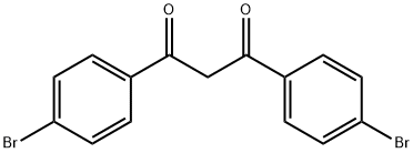 1,3-bis(4-bromophenyl)propane-1,3-dione Struktur