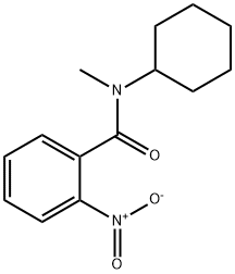 N-cyclohexyl-N-methyl-2-nitrobenzamide Struktur