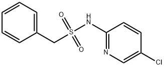 N-(5-chloropyridin-2-yl)-1-phenylmethanesulfonamide Struktur