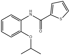 N-[2-(propan-2-yloxy)phenyl]thiophene-2-carboxamide Struktur