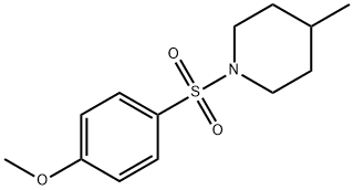 1-((4-methoxyphenyl)sulfonyl)-4-methylpiperidine Struktur