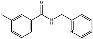 3-iodo-N-(pyridin-2-ylmethyl)benzamide Struktur