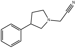 (3-Phenyl-pyrrolidin-1-yl)-acetonitrile Struktur