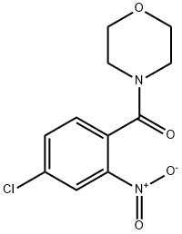 (4-chloro-2-nitrophenyl)(morpholin-4-yl)methanone Struktur