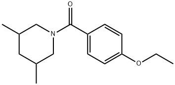 (3,5-dimethylpiperidin-1-yl)-(4-ethoxyphenyl)methanone Struktur