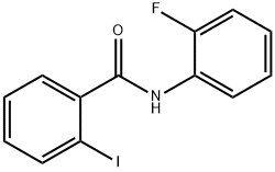 N-(2-fluorophenyl)-2-iodobenzamide Struktur