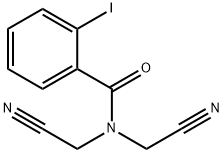 N,N-bis(cyanomethyl)-2-iodobenzamide Struktur