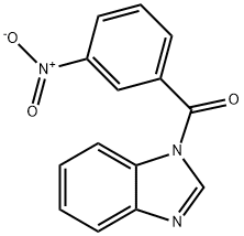 1H-benzimidazol-1-yl(3-nitrophenyl)methanone Struktur