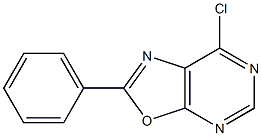 Oxazolo[5,4-d]pyrimidine,7-chloro-2-phenyl- Struktur